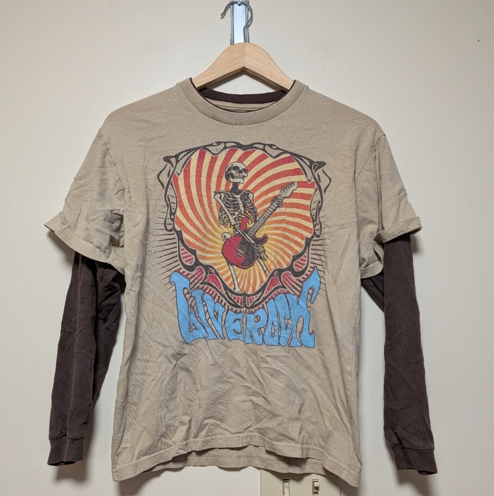Mythology Layered Long Sleeve Graphic Tee Boys Large